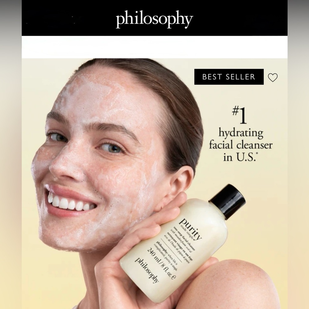 • Philosophy Purity • One Step Facial Cleanser • NEW NWT